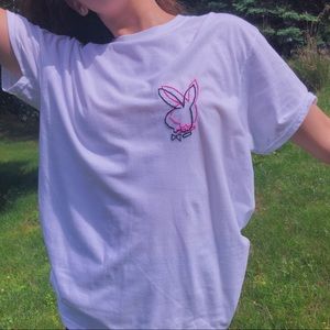 Playboy embroidered tee